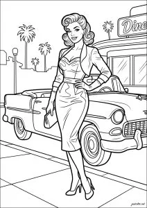 Retro elegance at the diner