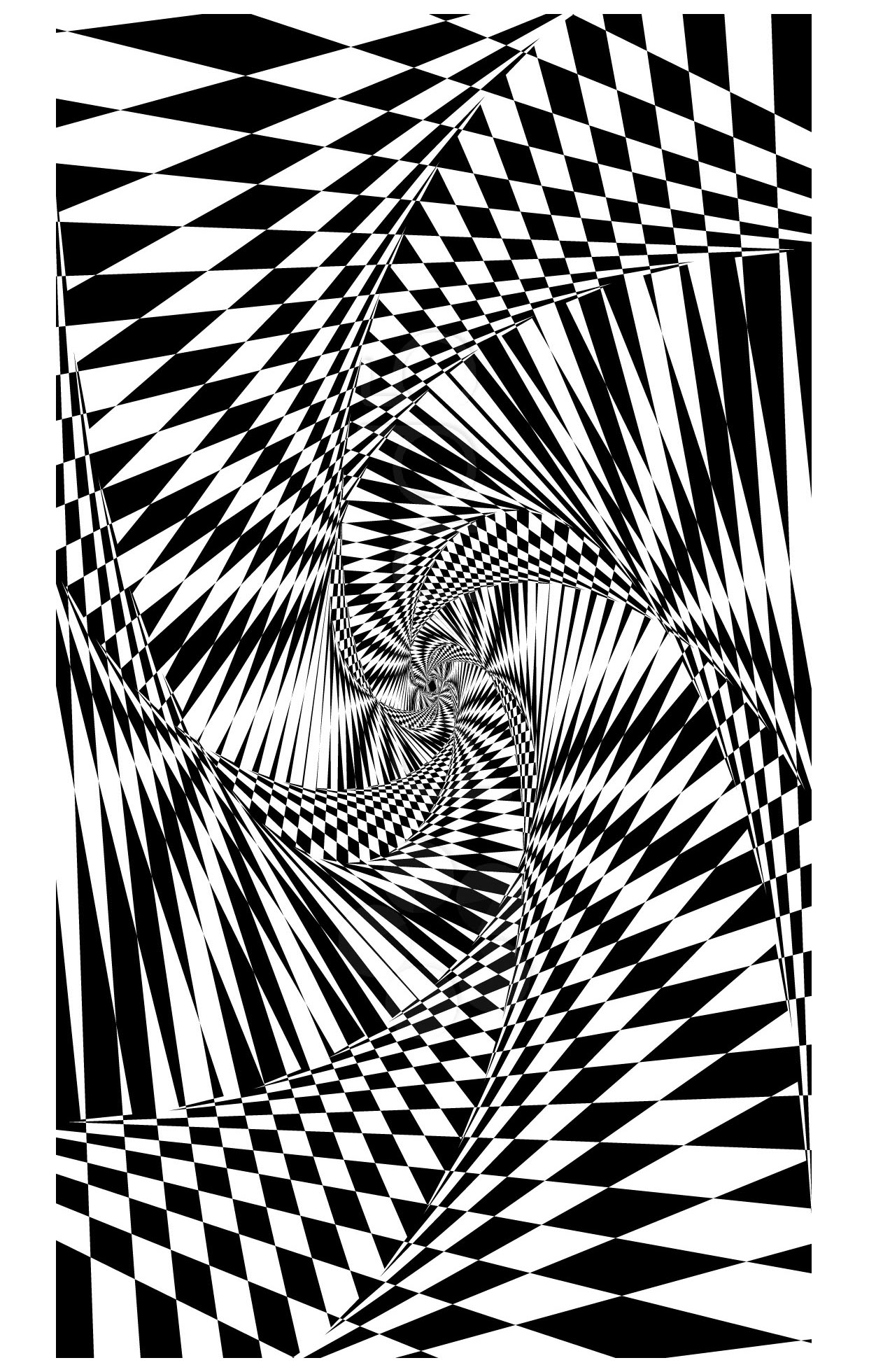 Psychedelic 1bis - Psychedelic Adult Coloring Pages