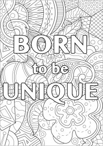 Fun, Positive Adult and Teen Coloring Pages 