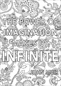 The Power of Imagination makes us Infinite