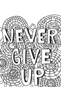 quotes  coloring pages for adults