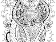 Squirrels and other rodents Coloring Pages for Adults