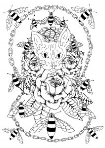 Tattoos Coloring Pages for Adults