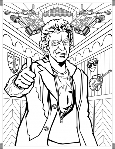 Doctor Who Coloring Pages Twelfth Doctor