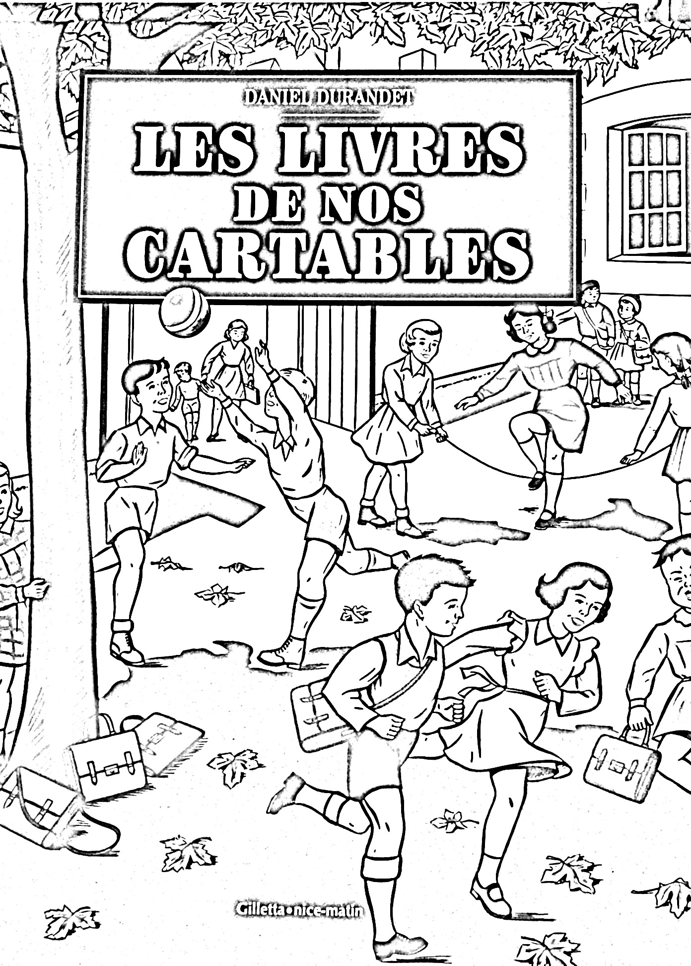 Front page of 'Les livres de nos cartables' written by Daniel Durandet