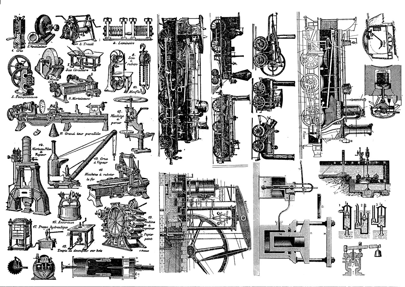 Mechanical locomotive - Image with : Mechanical