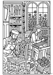 Creative woodworking workshop
