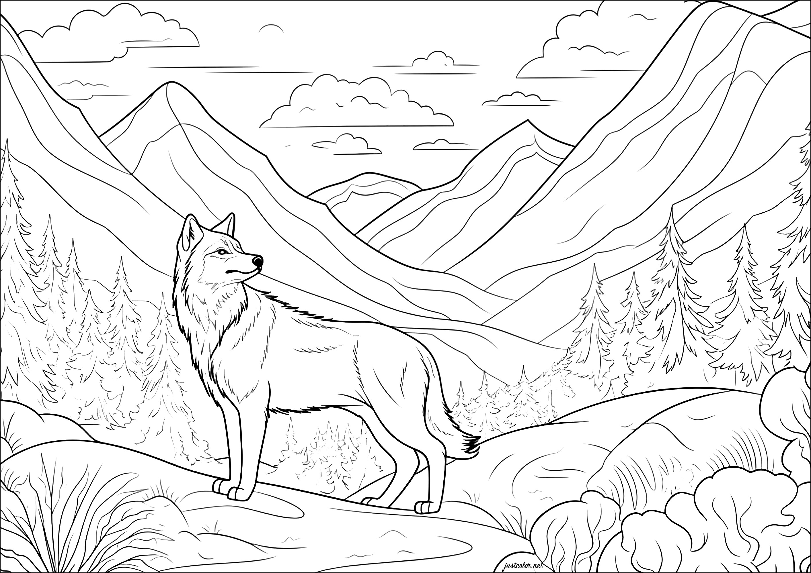 Wolfoo Pando Coloring Pages - Free Printable Coloring Pages