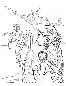 Raiponce Coloriages Pour Enfants