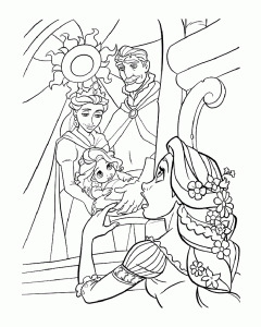 Raiponce Coloriages Pour Enfants