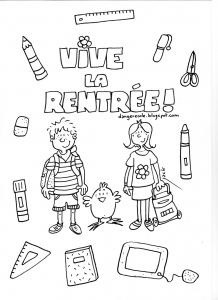 Free Back to School coloring pages