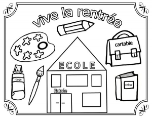 Back to school coloring pages to download for free