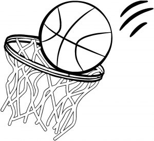 Basketball coloring pages to print