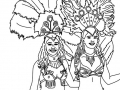 Free Carnival coloring pages to print