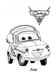 Cars 2 to download for free - Cars 2 Kids Coloring Pages