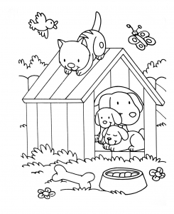 Cats to print - Cats Kids Coloring Pages