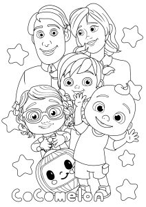 Cocomelon Coloring Pages Printable for Free Download