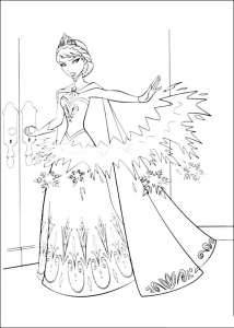 Frozen coloring pages - Just Color Kids : Coloring Pages for Children