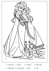 Frozen To Color For Children - Frozen Kids Coloring Pages
