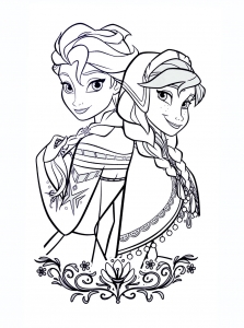 frozen trolls coloring pages