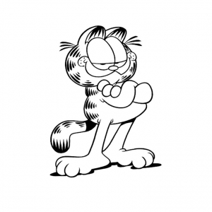 ArtStation  Drawing Garfield