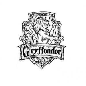 hogwarts crest coloring page