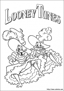 Looney Tunes image to print and color