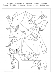 simple origami lizard