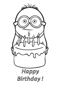 Minion Just Color Kids Coloring Pages For Children