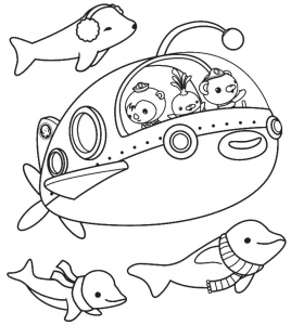 Octonauts coloring pages for kids