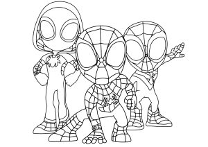 19+ Spider Gwen Coloring Page