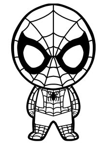 Spiderman Coloring Pages For Kids - Spider-man Kids Coloring Pages