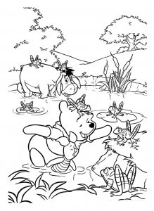 Free Winnie the Pooh coloring pages to print