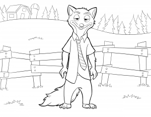 coloring-page-zootopia-for-kids