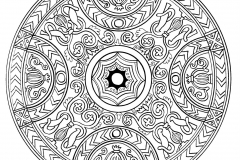 Mandala à Imprimer De Chien 100 Mandalas Zen Anti Stress