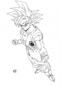 50 Desenhos do Goku para Colorir (Anime Dragon Ball Z)  Coloriage dragon  ball, Coloriage dragon, Coloriage dragon ball z