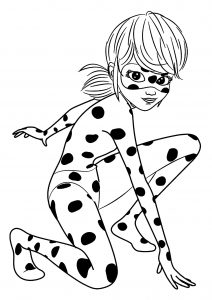 Bichinho de senhora / Milagroso : desenho para colorir - Miraculoso Lady Bug  - Just Color Crianças : Páginas para colorir para crianças