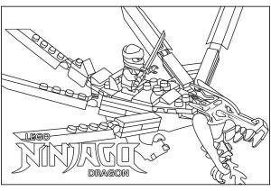 Páginas para colorir gratuitas imprimíveis de Ninjago Lloyd para crianças