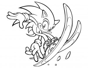 Escuro Sonic Páginas para colorir folhas de colorir gratuitas imprimíveis  para crianças