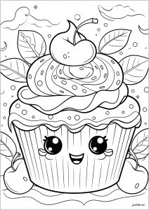 Desenho Para Colorir Infantil - Kawaii, Hello Kitty, Fadas, Sereias