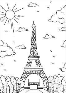 A Torre Eiffel em Paris