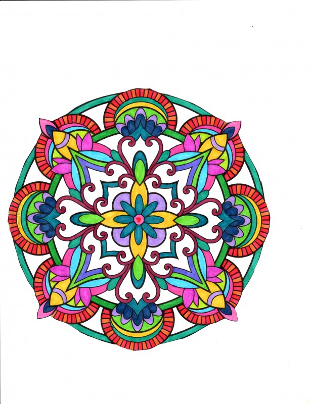 Mandala complexe livre gratuit 23 - Coloriage Mandalas ...